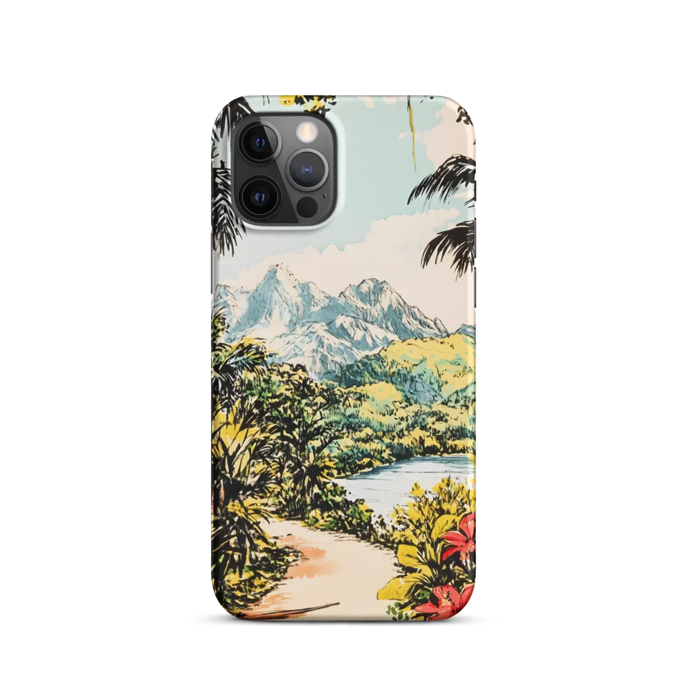 Tropical Serenity | Phone Case |  12 Pro | Snap Case | Matte
