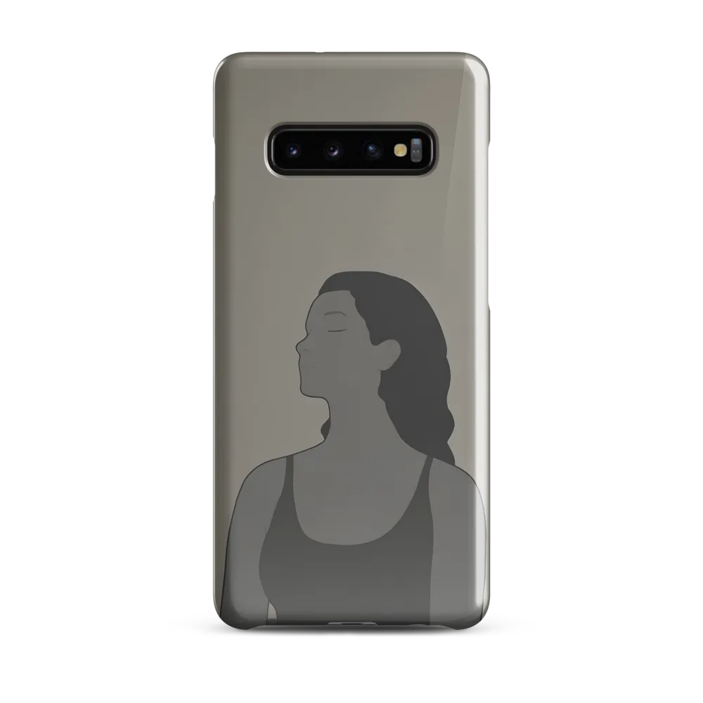 Serenity in Monochrome | Phone Case |  S10 Plus | Snap Case | Glossy