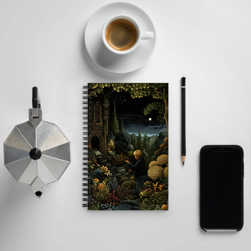 Whispers of the Enchanted Night | Spiral Notebook