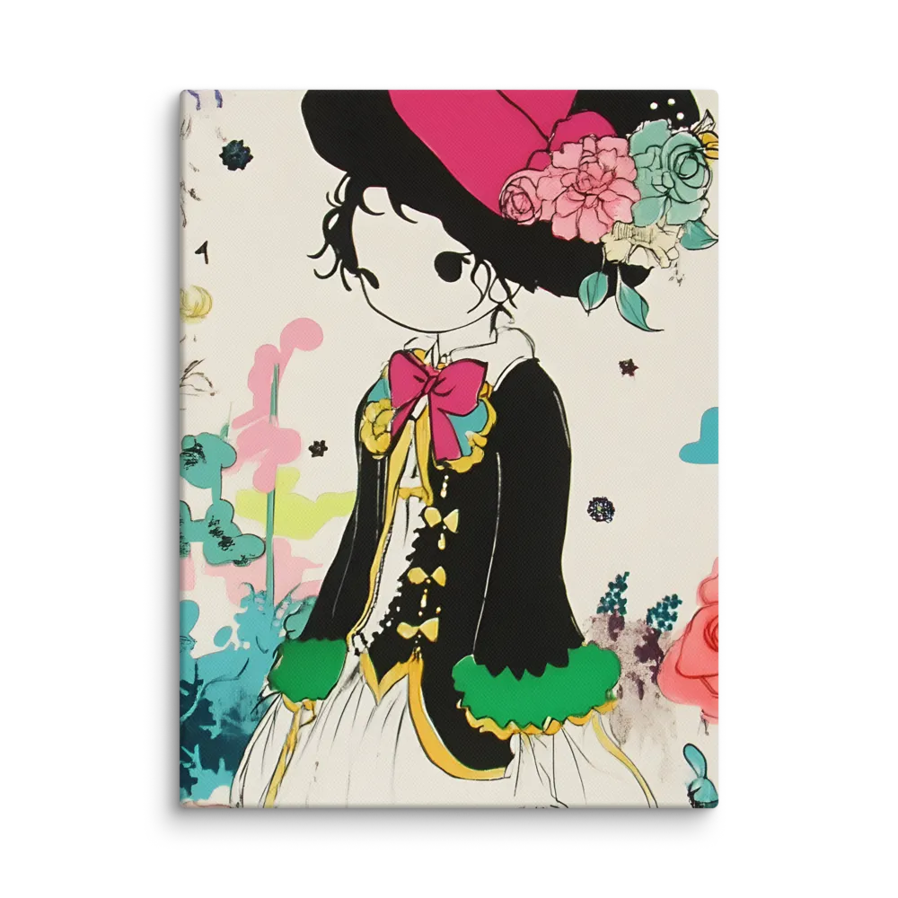 Whimsical Garden Reverie | Canvas | 12″×16″