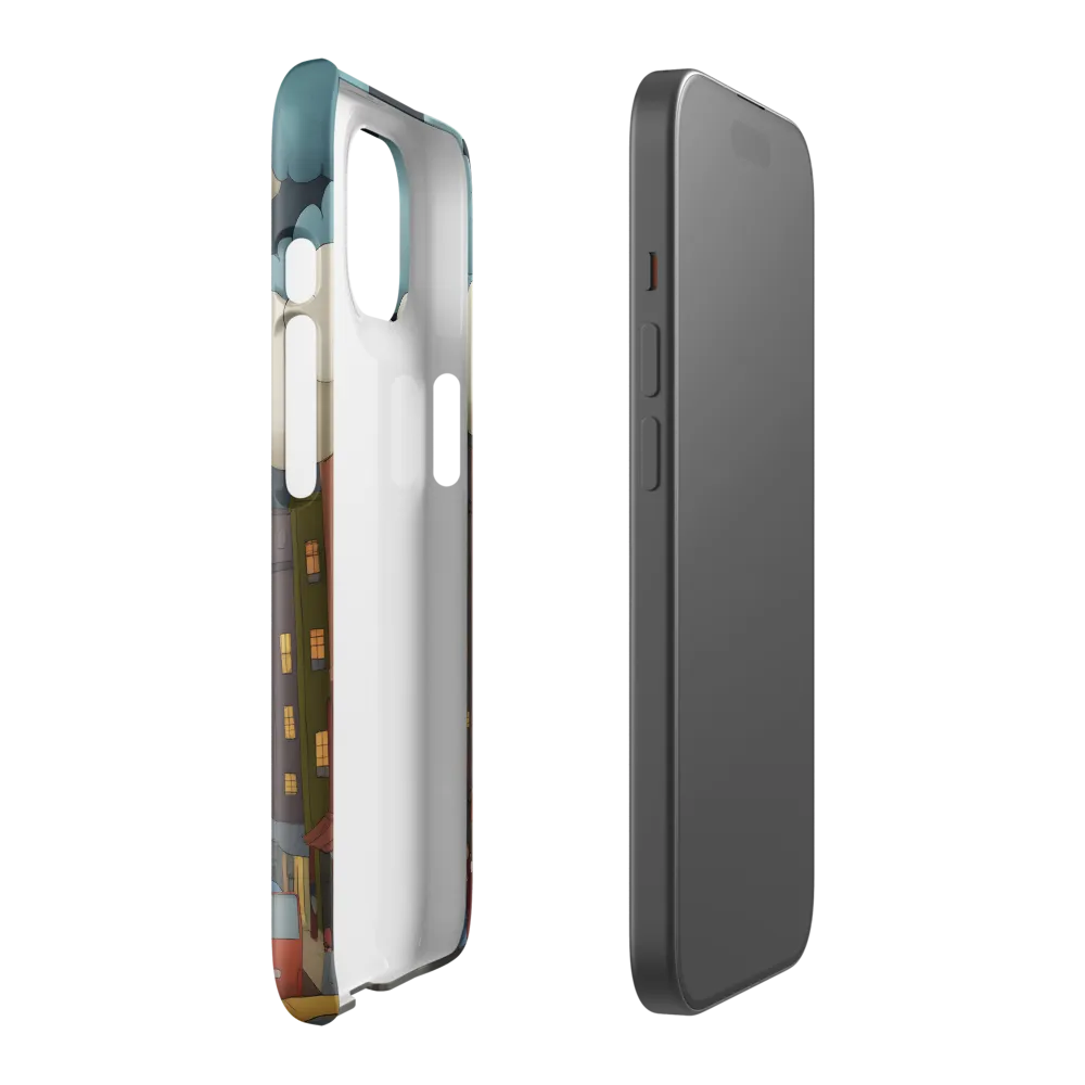 Urban Symphony: A City Awakens at Dusk | Phone Case |  15 | Snap Case | Glossy