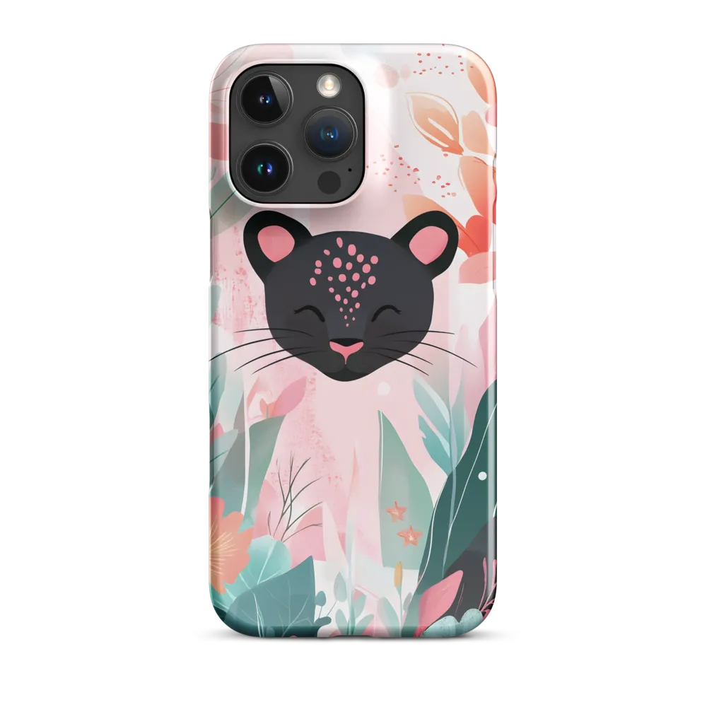 Whimsical Panther in Bloom