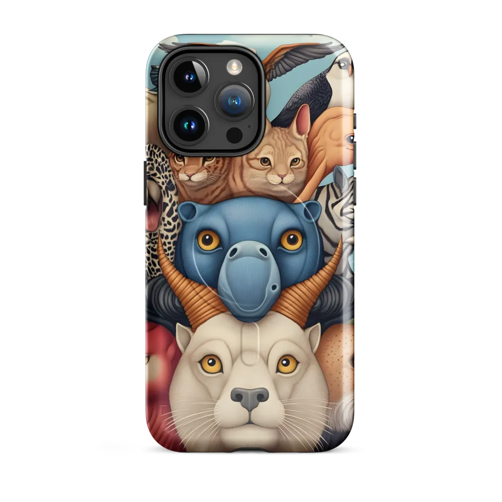 Harmonious Echoes of Wildlife | Phone Case |  15 Pro Max | MagSafe® Tough Case | Glossy