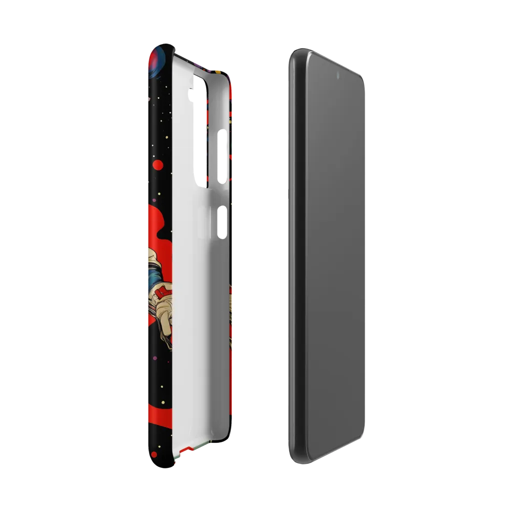 Astronaut in Cosmic Reverie | Phone Case |  S21 | Snap Case | Matte