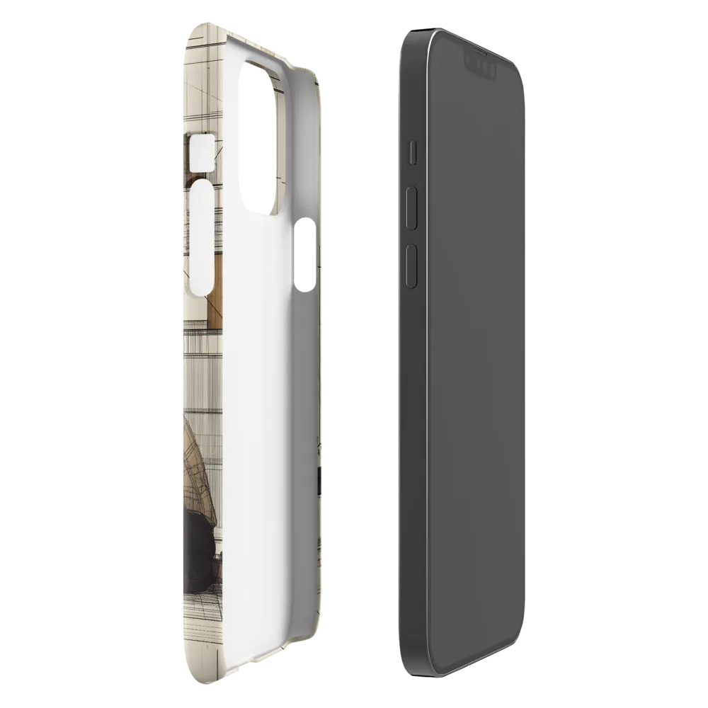 Quiet Reflections in Line | Phone Case |  13 Pro Max | Snap Case | Glossy