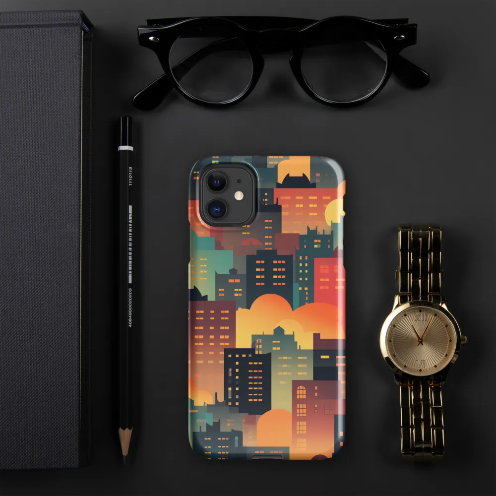 Twilight in the Concrete Jungle | Phone Case |  11 | Snap Case | Glossy