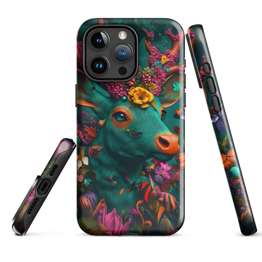 Whimsical Blossoms of the Enchanted Forest | Phone Case |  15 Pro Max | Tough Case | Glossy