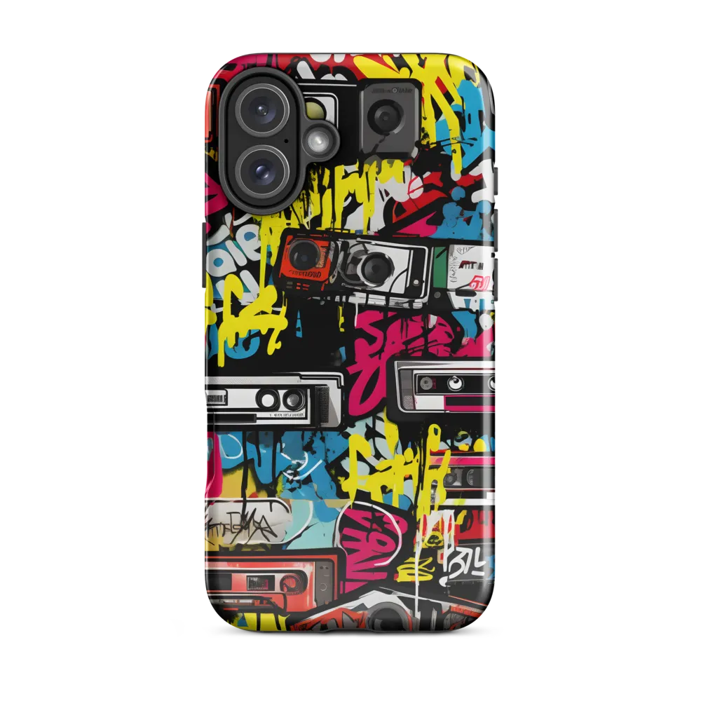 Urban Nostalgia: A Retro Cassette Explosion