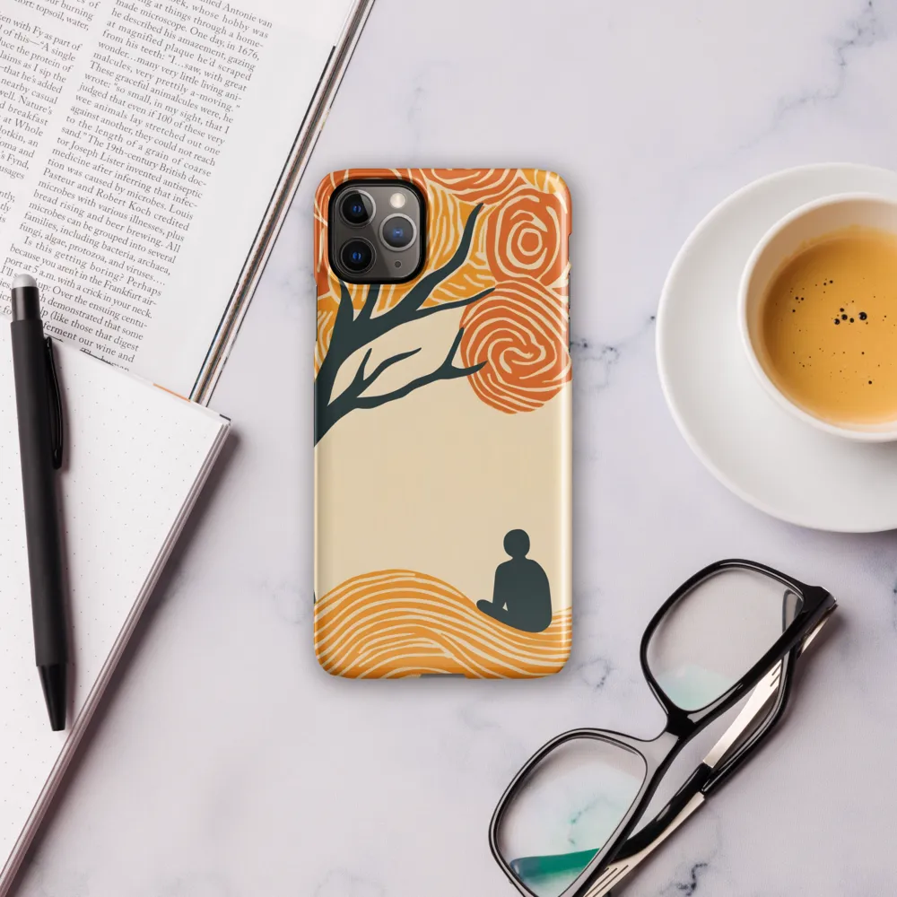 Silent Reflections under Swirling Leaves | Phone Case |  11 Pro Max | Snap Case | Glossy