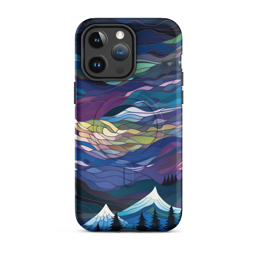 Twilight Peaks: An Abstract Mountain Landscape