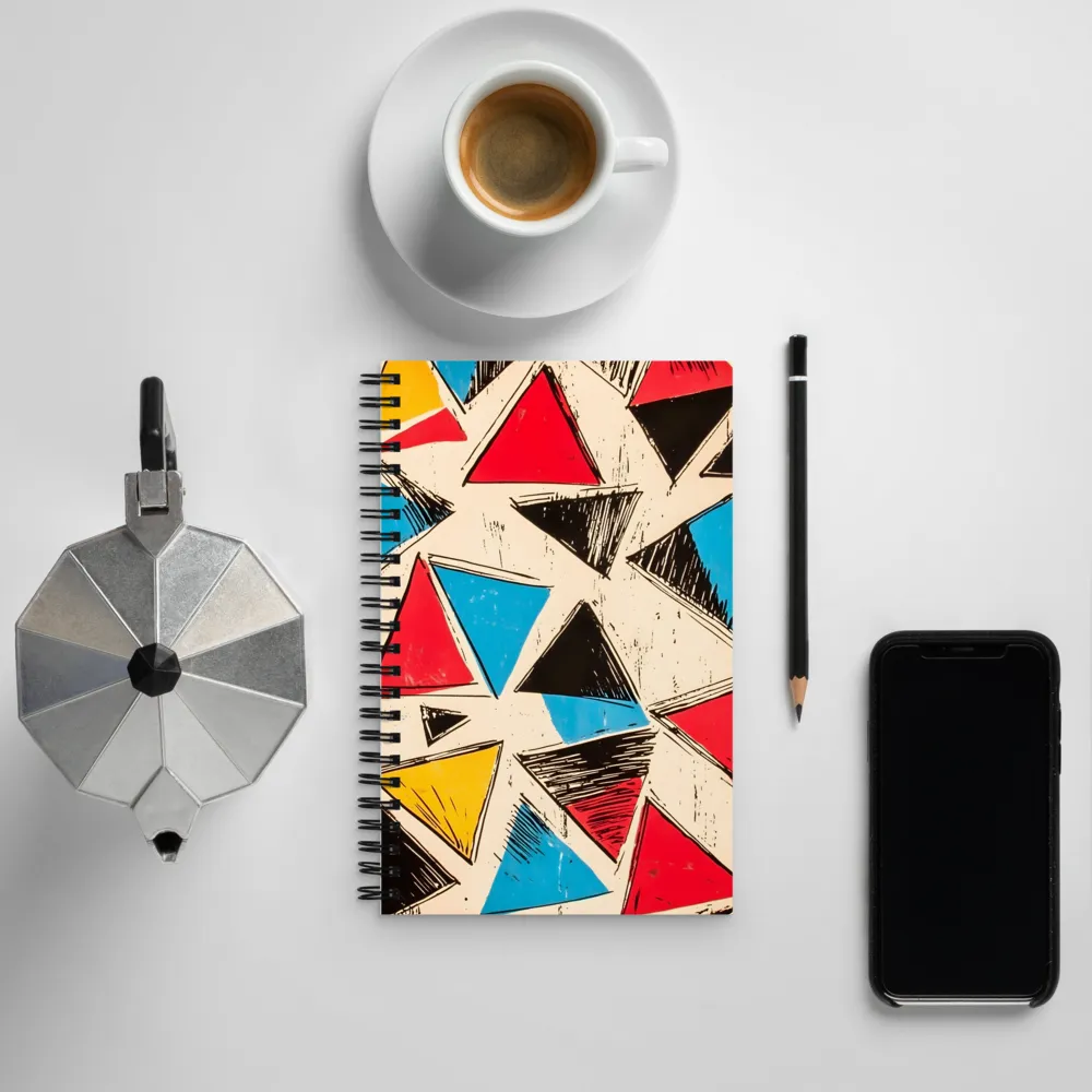 Vibrant Geometry | Spiral Notebook