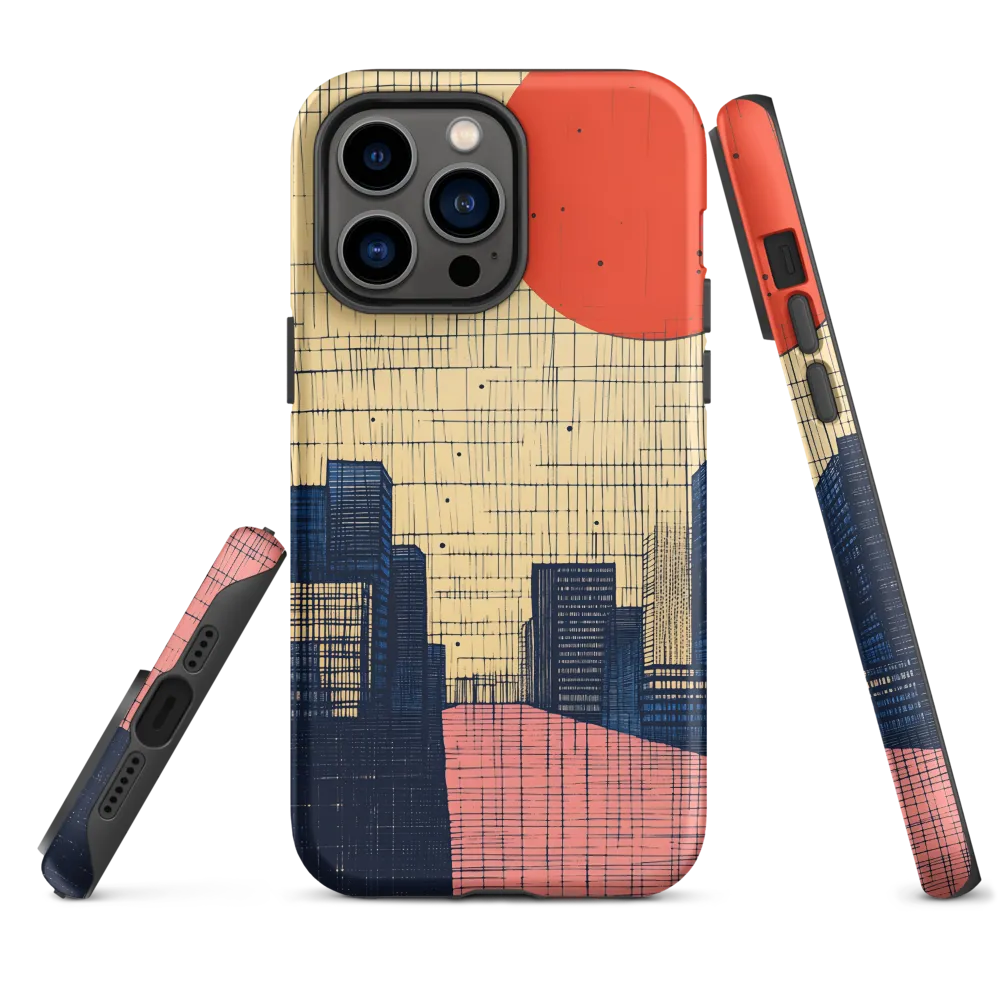 Urban Echoes: A Minimalist Cityscape