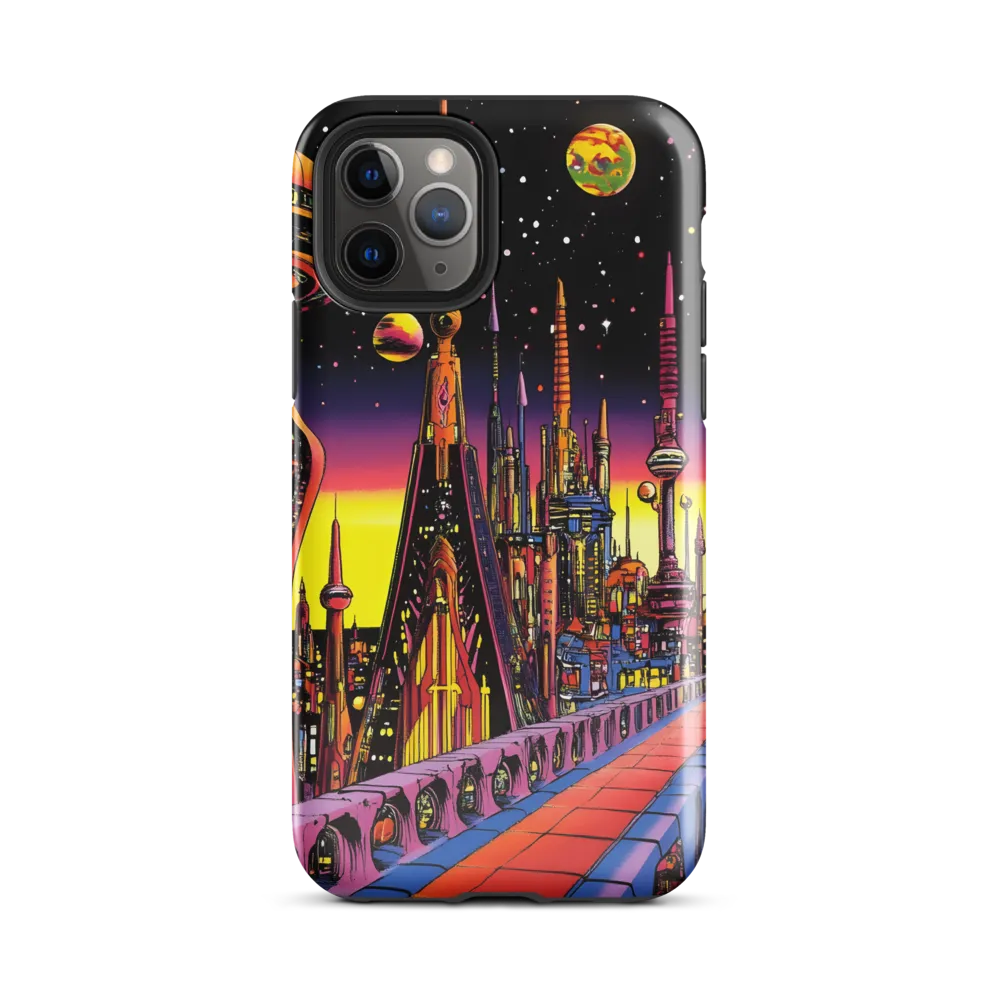 Futuristic Cosmos: A Journey Through Neon Cities