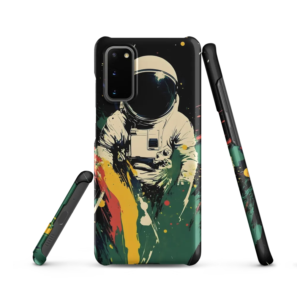 Cosmic Splash: The Astronaut's Journey