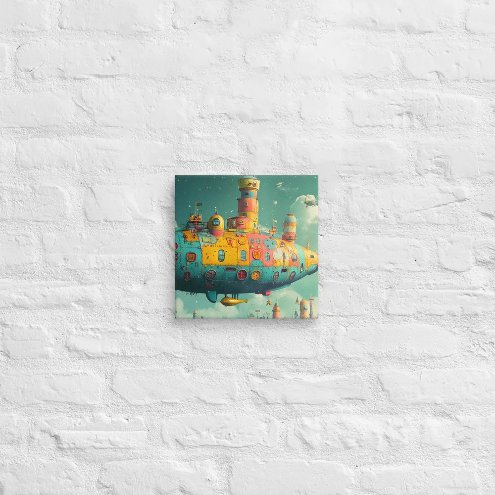 Submerged Dreams: A Whimsical Voyage | Canvas | 10″×10″