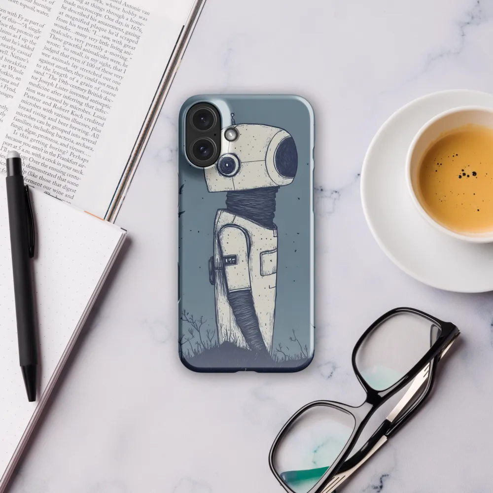 Contemplative Robot in a Barren Landscape