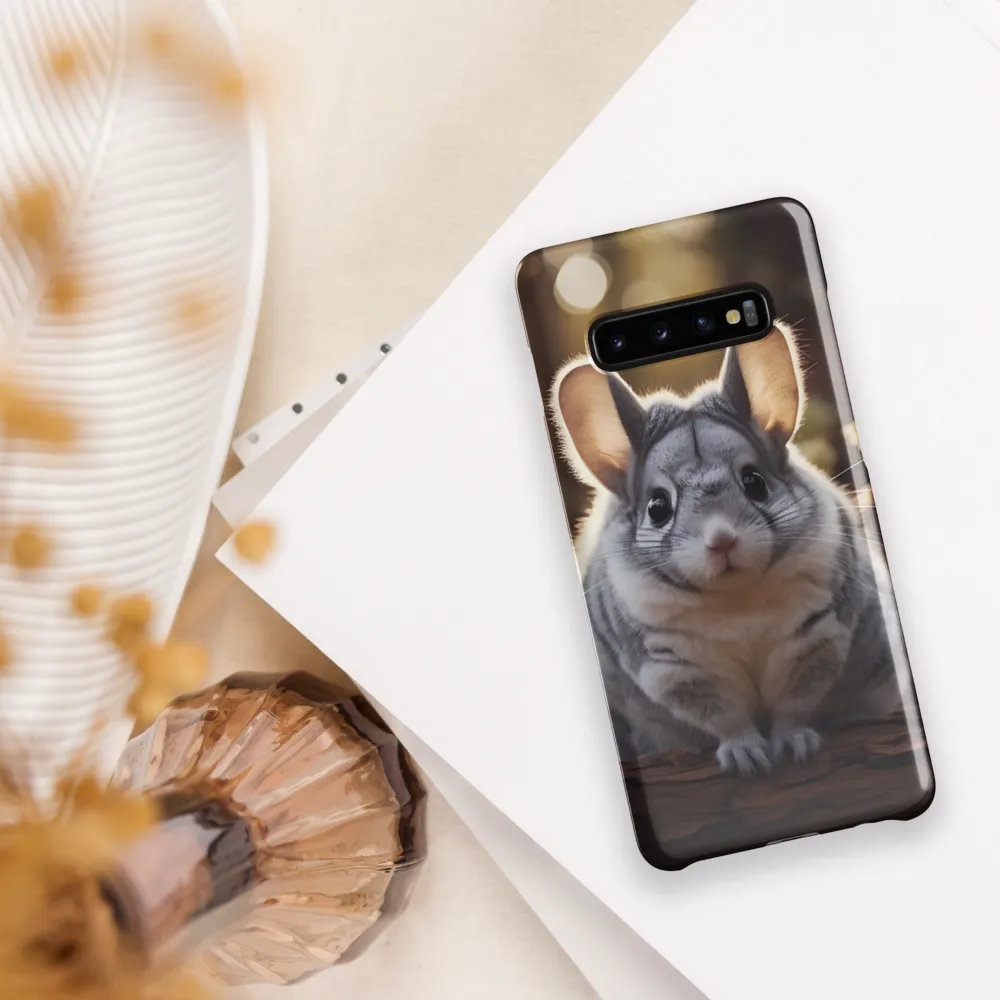 Curious Chinchilla in the Forest | Phone Case |  S10 Plus | Snap Case | Glossy