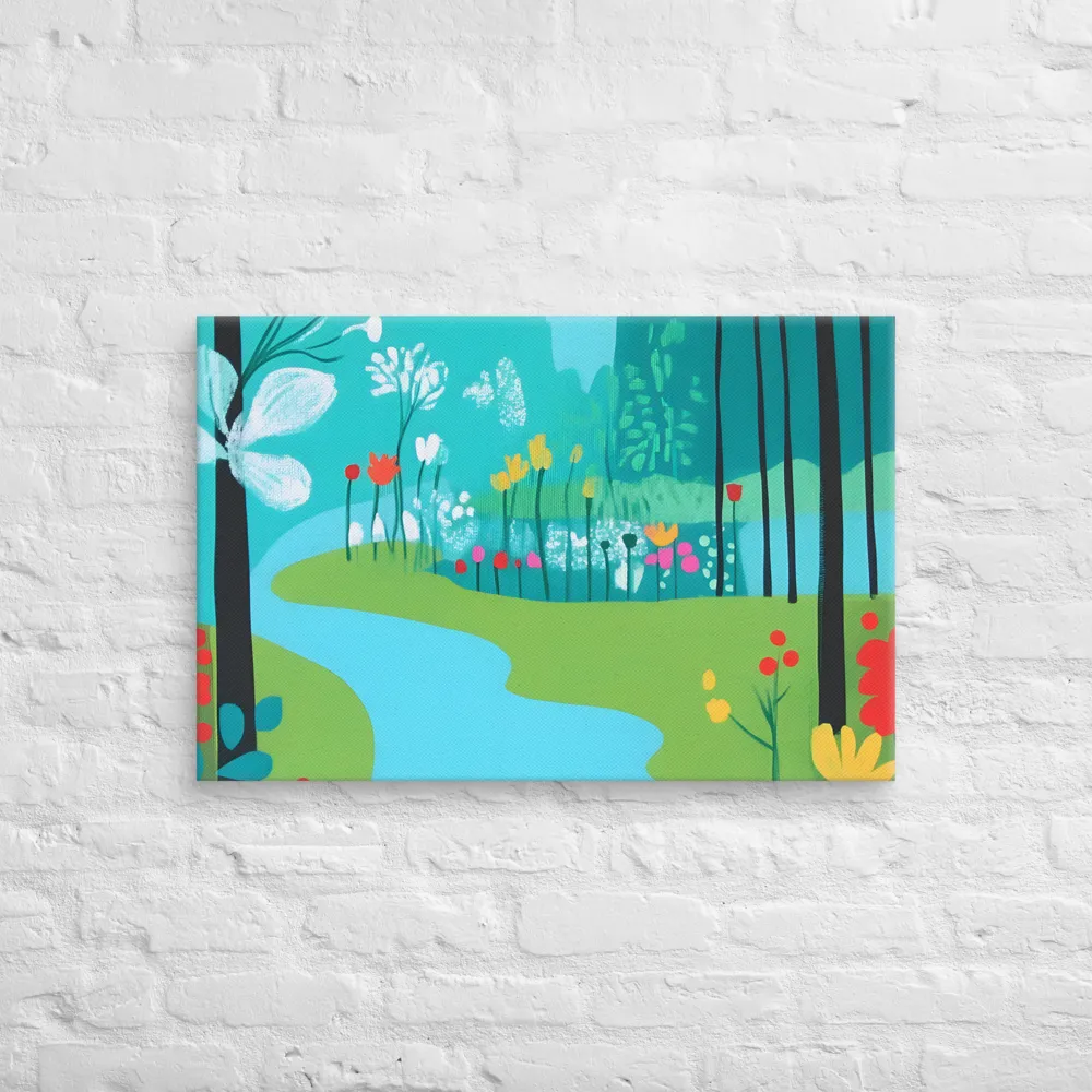 Whispers of Spring: A Colorful Retreat | Canvas | 20″×30″