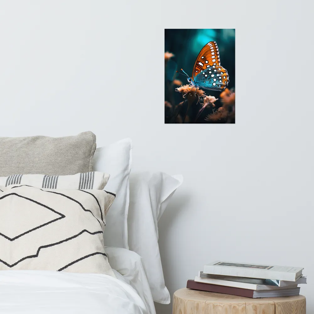 Whispers of Color: The Butterfly's Embrace