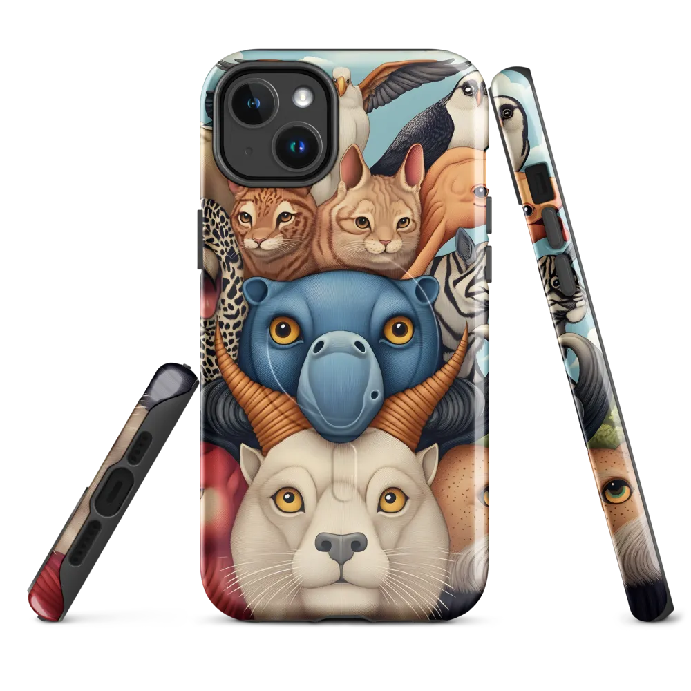 Harmonious Echoes of Wildlife | Phone Case |  14 Plus | MagSafe® Tough Case | Glossy