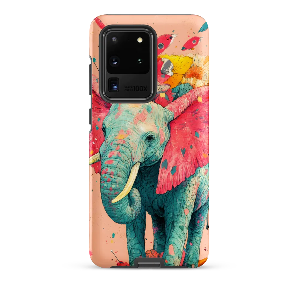 Whimsical Elegance: The Floral Elephant