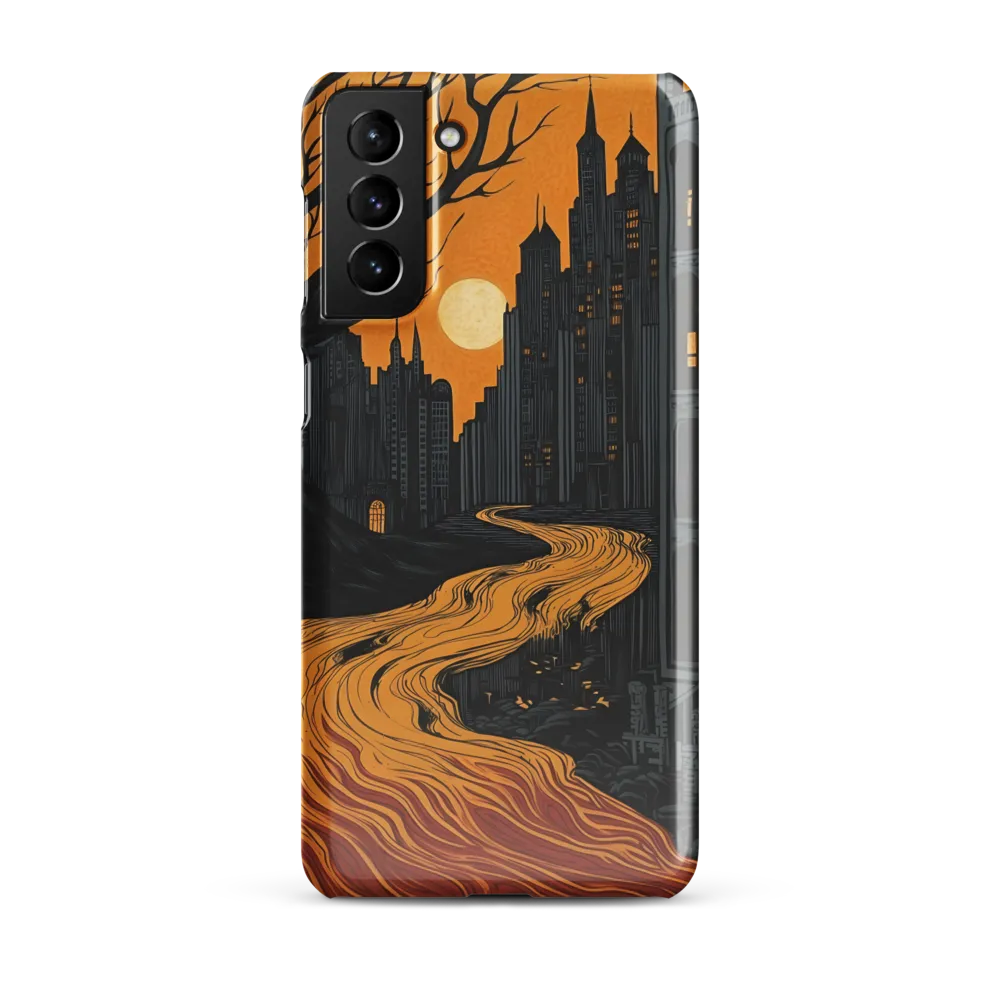 Eerie Cityscape: A Haunting Reflection