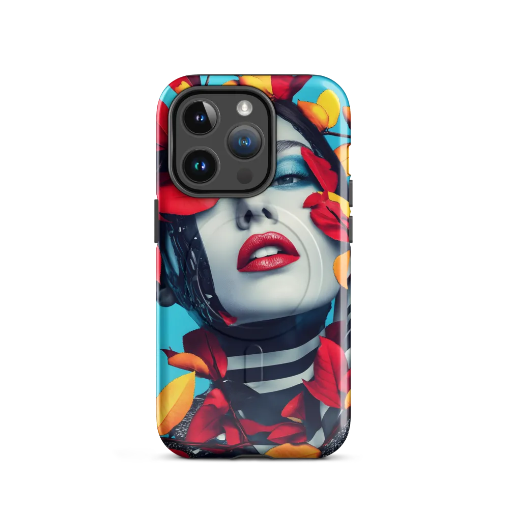 Futuristic Fusion: Nature Meets Technology | Phone Case |  14 Pro | MagSafe® Tough Case | Glossy