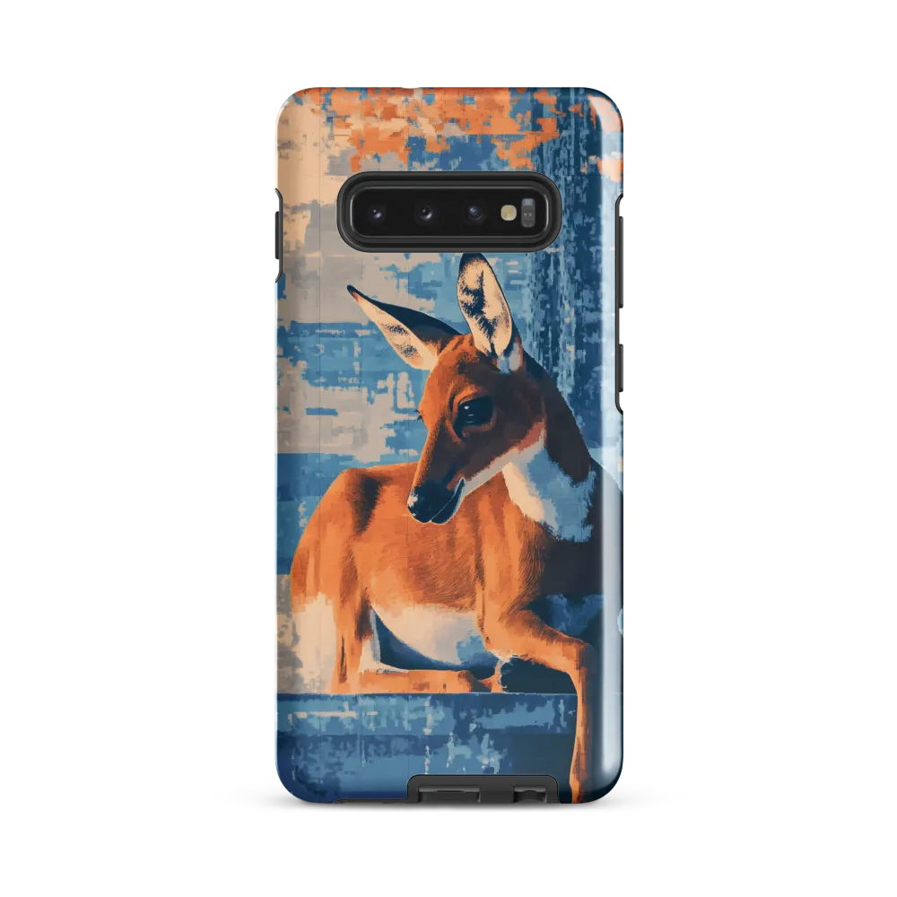 Serenity in Color: The Reclining Deer | Phone Case |  S10 Plus | Tough Case | Glossy