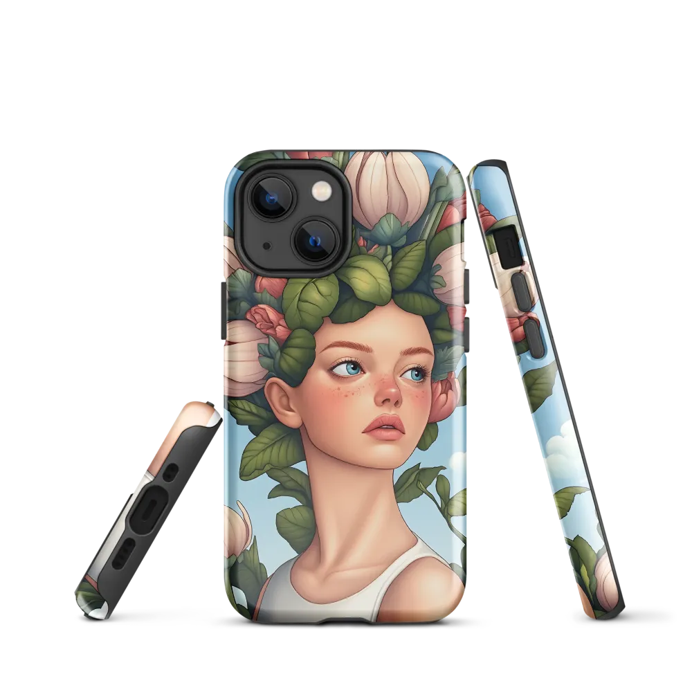 Whispers of Serenity | Phone Case |  13 mini | Tough Case | Glossy