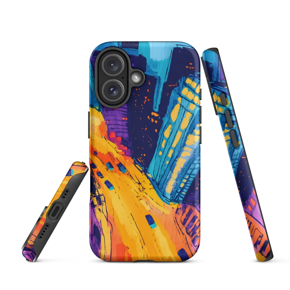 Electric City Nightscape | Phone Case