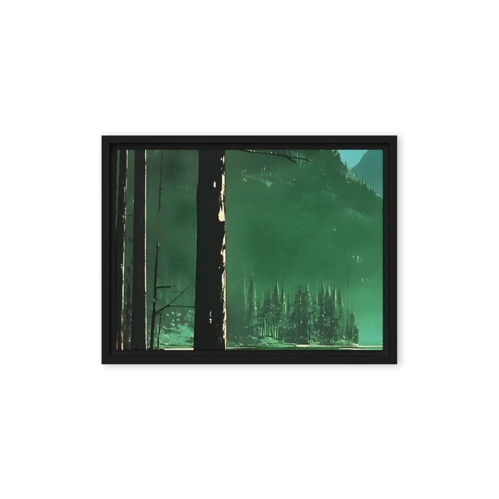 Reflections of Tranquility | Canvas with Black Frame | 12″×16″
