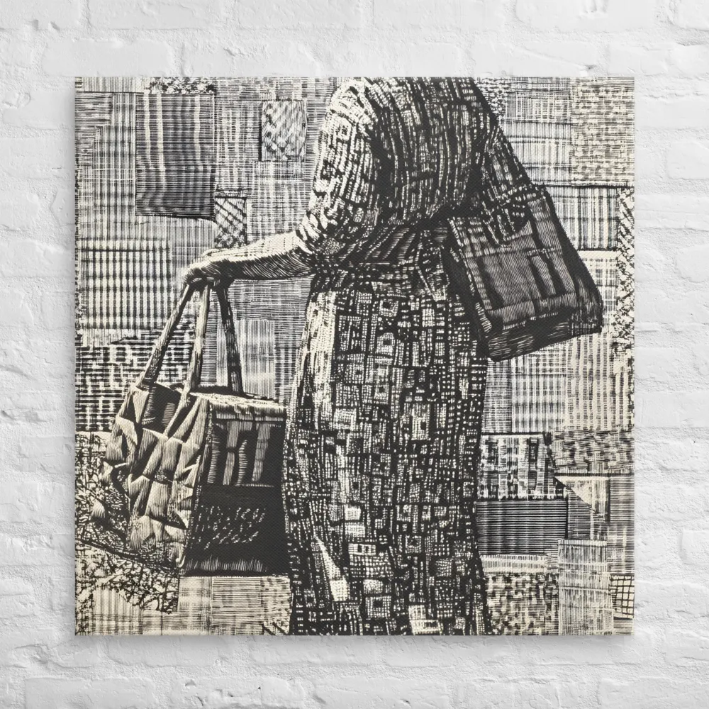 Urban Reflections: A Shopping Narrative | Canvas | 37″×37″