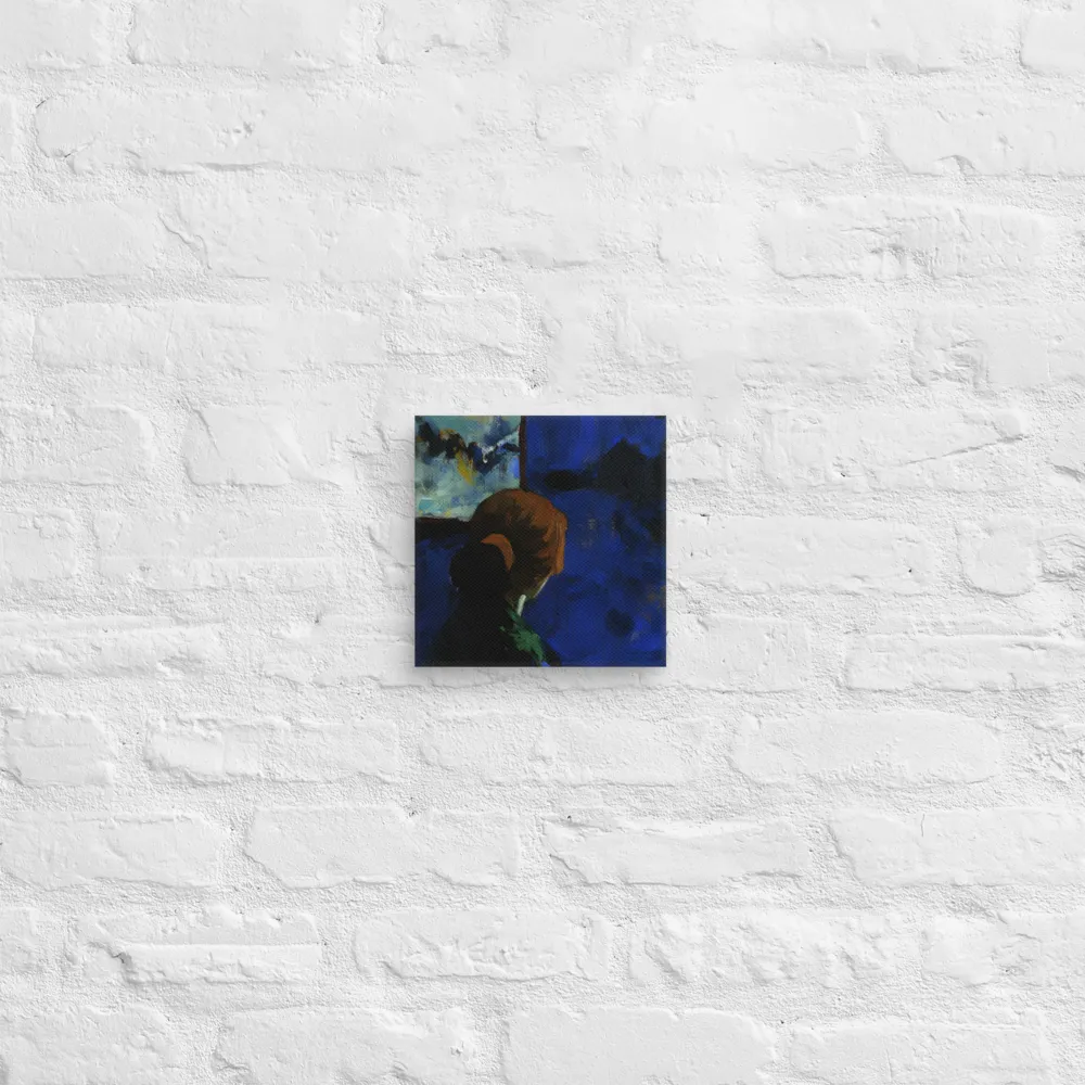 Contemplation Under the Night Sky | Canvas | 8″×8″