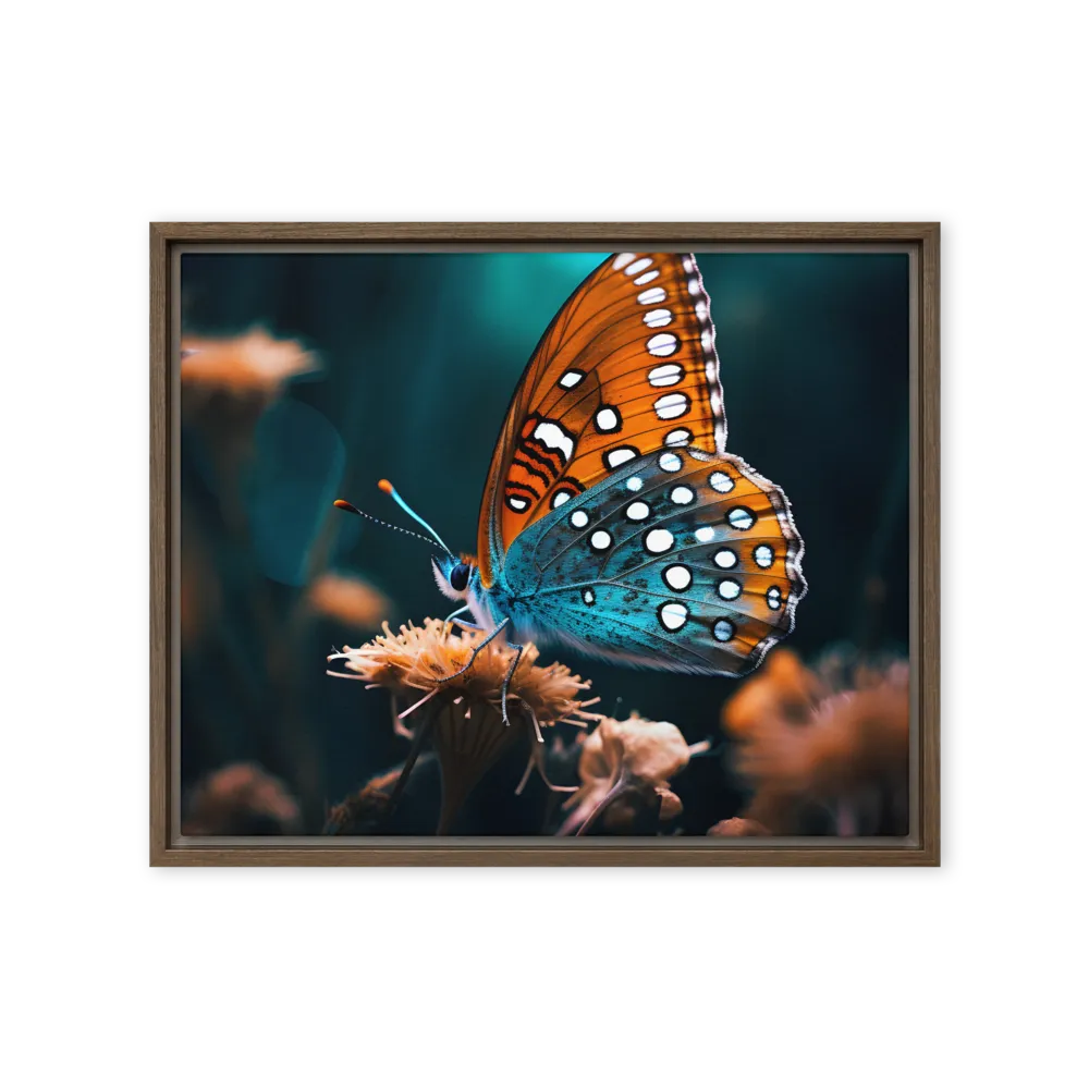 Whispers of Color: The Butterfly's Embrace