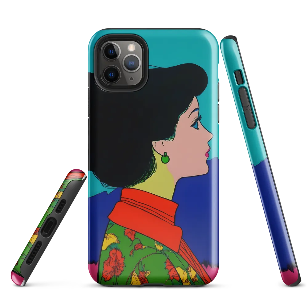 Whispers of Color: A Pop Art Portrait | Phone Case |  11 Pro Max | Tough Case | Glossy