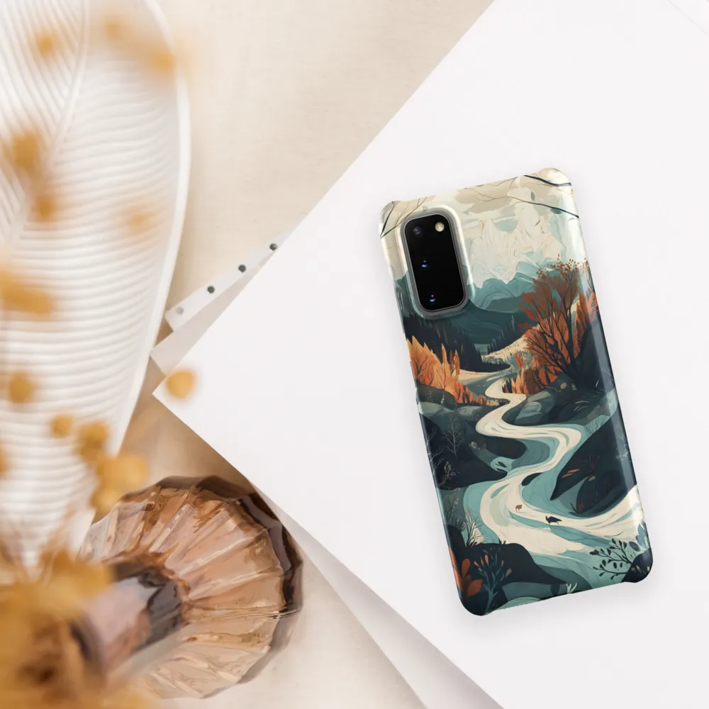 Winding Serenity: A Digital Landscape