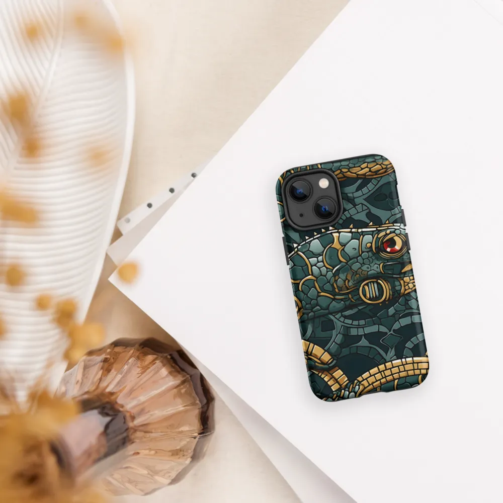 Lizards of Abstraction | Phone Case |  13 mini | Tough Case | Matte