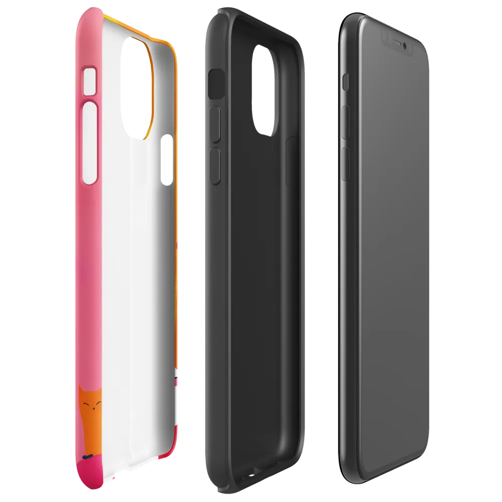 Whimsy in Feline Company | Phone Case |  11 Pro Max | Tough Case | Matte