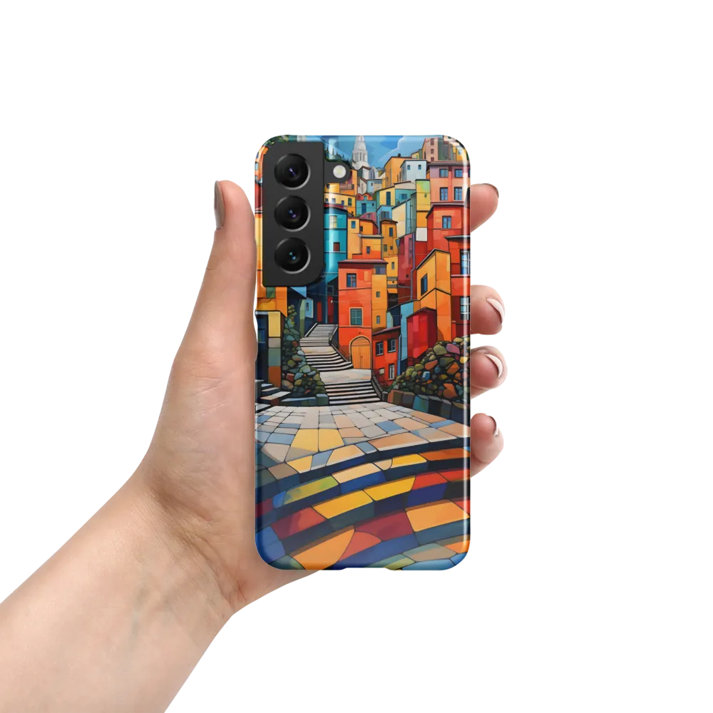 Vibrant Village: A Cubist Journey