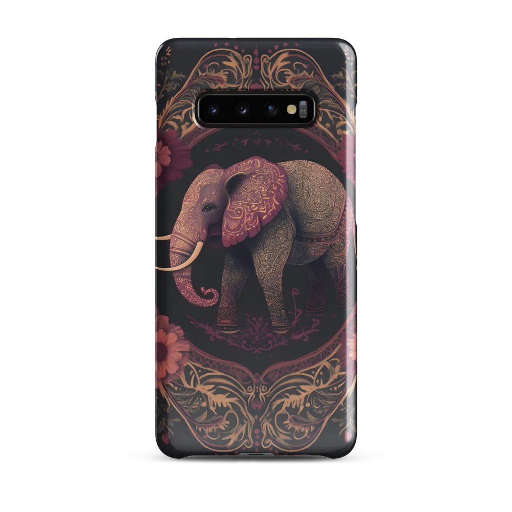 Regal Reverie: The Ornate Elephant | Phone Case |  S10 Plus | Snap Case | Glossy