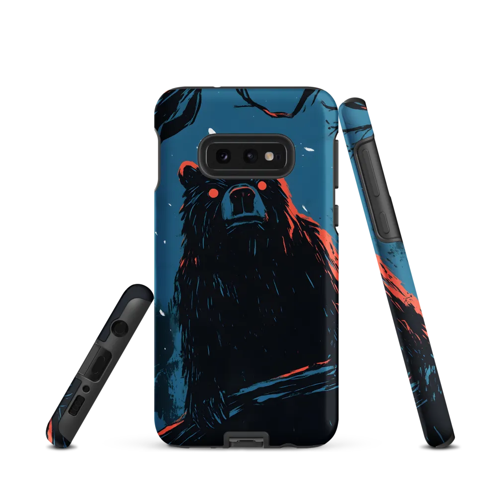 Eerie Majesty: A Bear in the Night