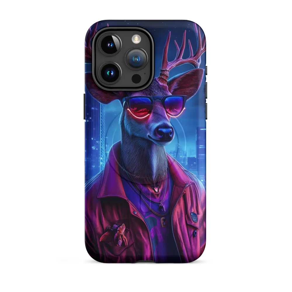 Urban Serenade: The Cool Deer | Phone Case |  15 Pro Max | MagSafe® Tough Case | Matte