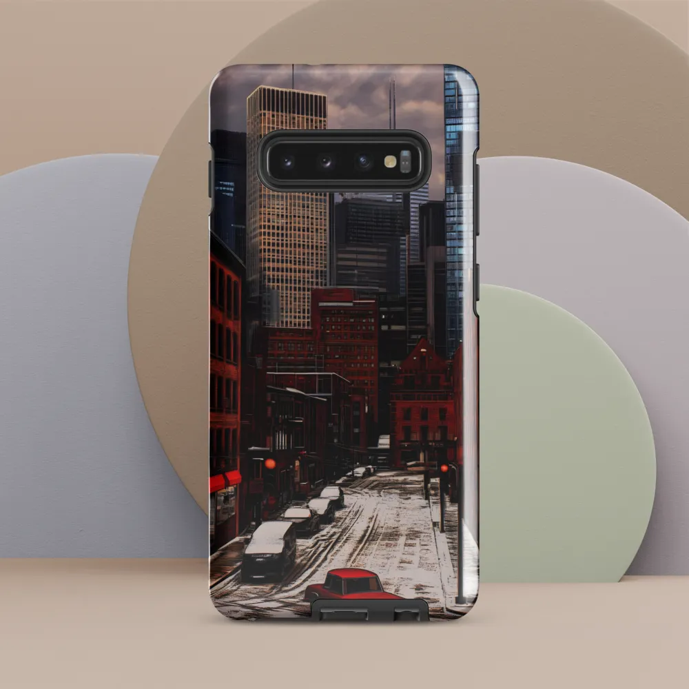 Winter's Urban Embrace | Phone Case |  S10 Plus | Tough Case | Glossy