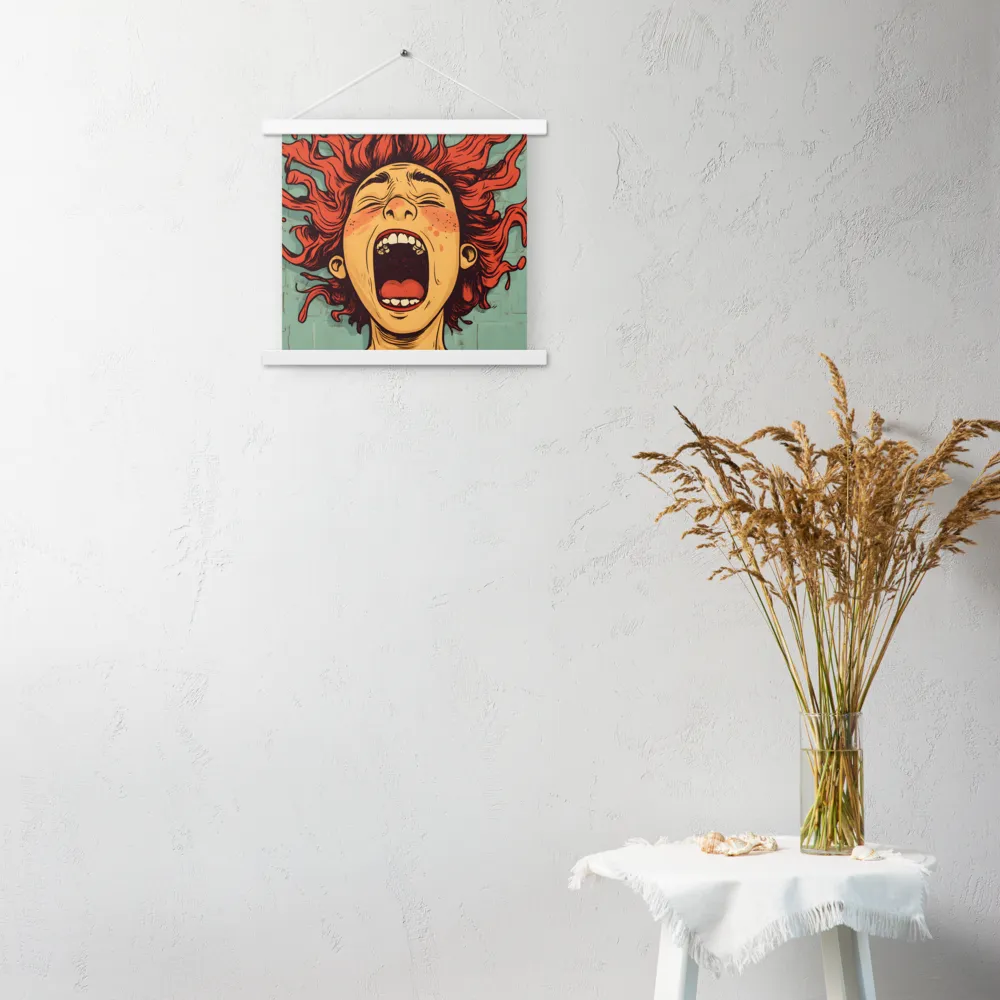 Fury Unleashed | Poster With White Wood Hanger | 14″×14″