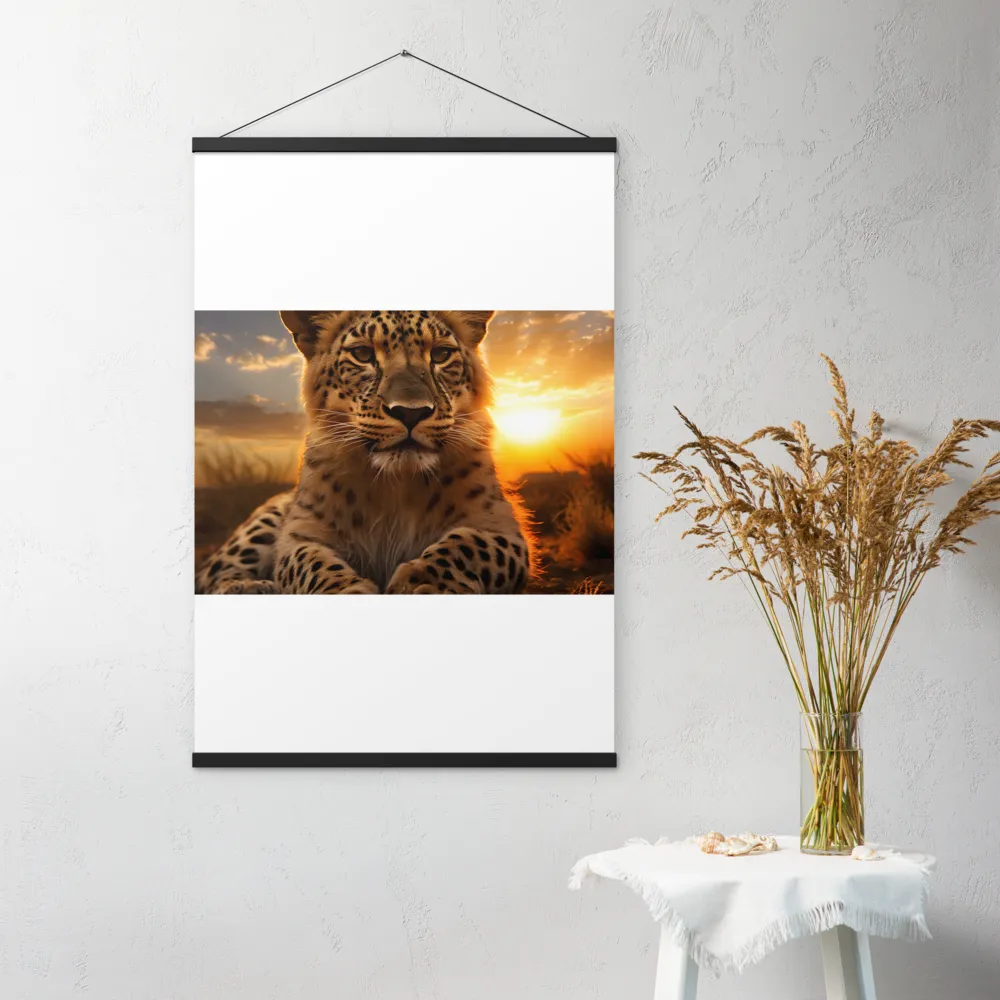 Regal Presence: The Leopard at Sunset