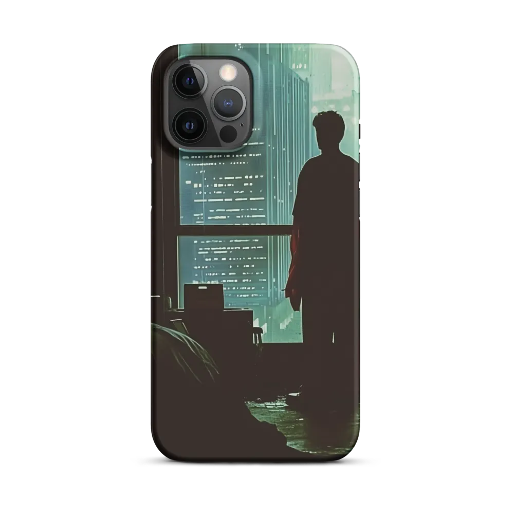Silent Contemplation in a Futuristic Dystopia