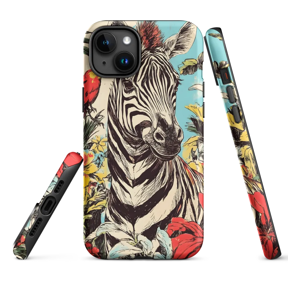 Zebra in Tropical Reverie