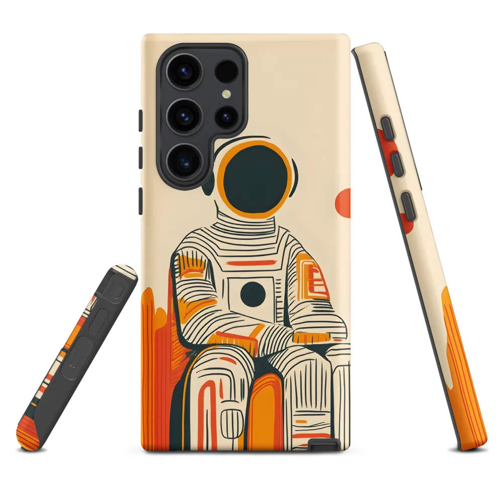 Contemplation of the Stars | Phone Case |  S23 Ultra | Tough Case | Matte