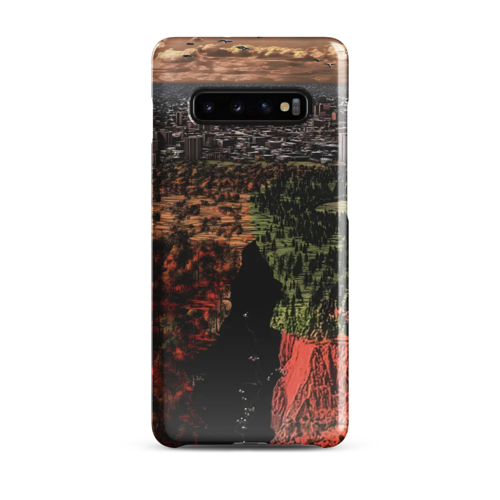 Harmony and Dissonance: A Landscape of Contrasts | Phone Case |  S10 Plus | Snap Case | Glossy