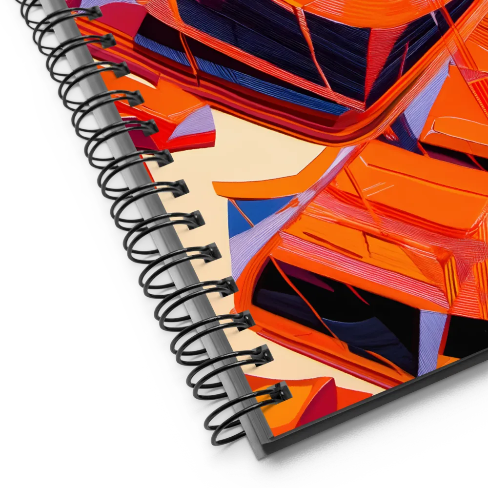 Vibrant Geometry | Spiral Notebook